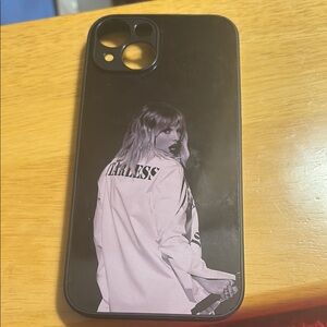 Custom Black Phone Case with Fearless Design